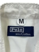 POLO RALPH LAUREN CAMICIA CLASSIC OFF WHITE UOMO PRE OWNED M