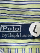POLO RALPH LAUREN ΠΟΥΚΑΜΙΣΟ CLASSIC ΡΙΓΕ ΑΠΑΛΟ ΠΡΑΣΙΝΟ ΑΝΤΡΙΚΟ PRE OWNED