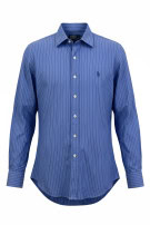 POLO RALPH LAUREN CAMICIA CLASSICA RIGATA BLU UOMO PRE OWNED L