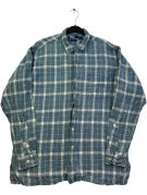 POLO RALPH LAUREN ΠΟΥΚΑΜΙΣΟ ΚΑΡΟ CLASSIC ΜΠΛΕ ΑΝΤΡΙΚΟ PRE OWNED M
