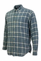 POLO RALPH LAUREN ΠΟΥΚΑΜΙΣΟ ΚΑΡΟ CLASSIC ΜΠΛΕ ΑΝΤΡΙΚΟ PRE OWNED M