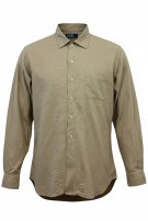 POLO RALPH LAUREN CAMICIA CLASSICA BEIGE UOMO PRE OWNED M