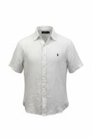 POLO RALPH LAUREN SHORT SLEEVE SHIRT LOGO WHITE UNISEX M