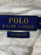 POLO RALPH LAUREN SHORT SLEEVE SHIRT LOGO WHITE UNISEX M