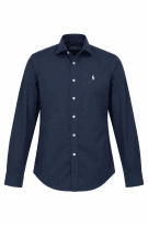 POLO RALPH LAUREN CAMICIA MINIMAL NAVY UOMO PRE OWNED S