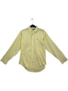 POLO RALPH LAUREN ΠΟΥΚΑΜΙΣΟ OXFORD CASUAL ΜΙΚΡΟ ΚΕΝΤΗΤΟ ΛΟΓΟΤΥΠΟ ΚΙΤΡΙΝΟ UNISEX S