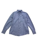 POLO RALPH LAUREN OXFORD SHIRT EMBROIDERED LOGO BLUE UNISEX XL