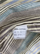 POLO RALPH LAUREN SHIRT VINTAGE EMBROIDERED LOGO STRIPED MEN'S L