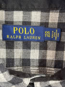 POLO RALPH LAUREN SHIRT CLASSIC BLACK WHITE ΑΝΤΡΙΚΟ PRE OWNED XXL