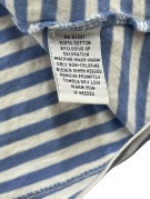 POLO RALPH LAUREN T SHIRT CLASSIC ΡΙΓΕ ΜΠΛΕ ΛΕΥΚΟ ΑΝΤΡΙΚΟ PRE OWNED XXL