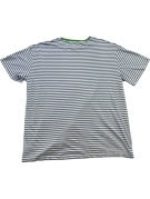 POLO RALPH LAUREN T SHIRT CLASSIC ΡΙΓΕ ΜΠΛΕ ΛΕΥΚΟ ΑΝΤΡΙΚΟ PRE OWNED XXL