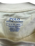 POLO RALPH LAUREN T-shirt Custom Slim Fit Logo Giallo UNISEX M