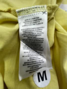 POLO RALPH LAUREN T-shirt Custom Slim Fit Logo Giallo UNISEX M