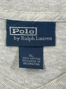 Polo Ralph Lauren T-Shirt Γκρι V-Neck Logo Βαμβακερό Size XL
