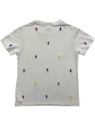 POLO RALPH LAUREN T-SHIRT LOGO PRINT ΛΕΥΚΟ XS