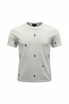 POLO RALPH LAUREN T-SHIRT LOGO PRINT ΛΕΥΚΟ XS