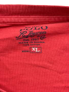 POLO RALPH LAUREN T-SHIRT ΜΕ ΤΣΕΠΗ ΚΑΙ LOGO ΚΟΚΚΙΝΟ UNISEX XL