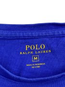 POLO RALPH LAUREN T SHIRT ΜΕ ΤΣΕΠΗ ΚΕΝΤΗΤΟ ΛΟΓΟΤΥΠΟ ΜΠΛΕ ROYAL UNISEX MEDIUM preowned