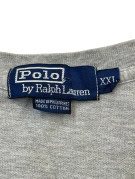 POLO RALPH LAUREN T SHIRT MINIMAL GRIGIA UOMO PRE OWNED XXL