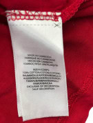 POLO RALPH LAUREN T SHIRT MINIMAL ΚΟΚΚΙΝΟ ΑΝΤΡΙΚΟ PRE OWNED S
