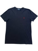 POLO RALPH LAUREN T SHIRT MINIMAL ΜΑΥΡΟ ΑΝΤΡΙΚΟ PRE OWNED L
