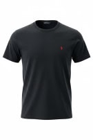 POLO RALPH LAUREN T SHIRT MINIMAL ΜΑΥΡΟ ΑΝΤΡΙΚΟ PRE OWNED L