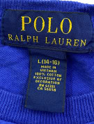 POLO RALPH LAUREN T SHIRT MINIMAL ΜΠΛΕ ΑΝΤΡΙΚΟ PRE OWNED L