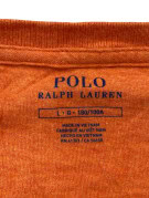 POLO RALPH LAUREN T SHIRT MINIMAL ΠΟΡΤΟΚΑΛΙ ΑΝΤΡΙΚΟ PRE OWNED L
