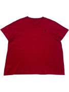 POLO RALPH LAUREN GRAPHIC TEE BURGUNDY MEN PRE OWNED XL