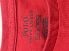 POLO RALPH LAUREN T SHIRT MINIMAL ROSSO UOMO PRE OWNED S