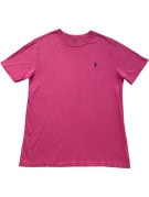 POLO RALPH LAUREN T SHIRT MINIMAL PINK MEN PRE OWNED L