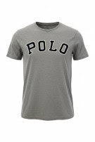 POLO RALPH LAUREN T SHIRT SPELL OUT GRIGIA UOMO PRE OWNED M