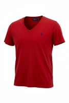 Polo Ralph Lauren T-Shirt V-Neck Logo Κόκκινο UNISEX M