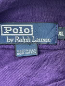 POLO RALPH LAUREN TURTLENECK MINIMAL PURPLE MENS PRE OWNED XL