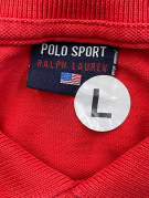 POLO SPORT RALPH LAUREN POLO SHIRT CLASSIC ΚΟΚΚΙΝΟ ΑΝΤΡΙΚΟ PRE OWNED L