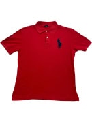 POLO SPORT RALPH LAUREN POLO SHIRT CLASSIC ΚΟΚΚΙΝΟ ΑΝΤΡΙΚΟ PRE OWNED L