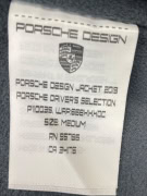 PORSCHE DESIGN Hooded Jacket Vintage Logo Μαύρο/Κόκκινο Ανδρικό M
