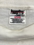 POWERPRO BY ONEITA T-SHIRT RICKY CRAVEN BUD RACING VINTAGE BIANCO UNISEX XL usato