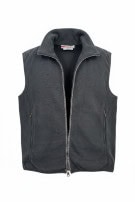 PRADA GILET FLEECE MINIMAL NERO UNISEX PRE OWNED S