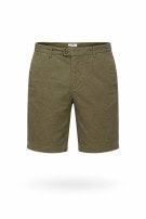 PRADA BERMUDA SHORTS MINIMAL OLIVE WOMEN PRE OWNED M