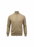 PRADA Ζακέτα Πλεκτή Full Zip Cotton Made in Italy Μπεζ Ανδρική L