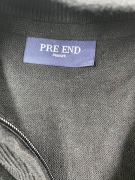 PRE END Zip Knit Cardigan Casual Black Men’s