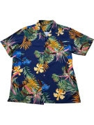 PRE OWNED ΠΟΥΚΑΜΙΣΟ TROPICAL PRINT ΜΠΛΕ ΑΝΔΡΙΚΟ M