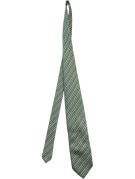 PRIMO EMPORIO NECKTIE CLASSIC STRIPED GREEN MEN PRE OWNED