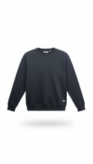 PRODUKT felpa basic girocollo nera da uomo XXL