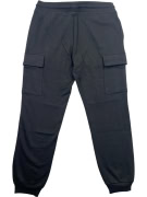 PRODUKT Pantaloni tuta cargo con logo patch neri da uomo XL