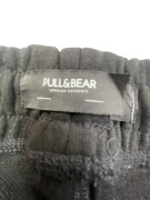 Pull&Bear Pantaloni della tuta casual con logo neri da uomo XL