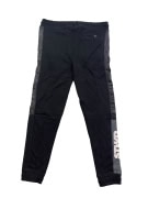 Pull&Bear Pantaloni della tuta casual con logo neri da uomo XL