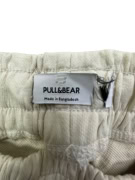 PULL&BEAR Pantaloni jogger casual con logo beige da uomo L