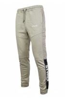 Pull&Bear Παντελόνι Φόρμας Casual Logo Μπεζ Ανδρικό XL